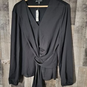 INC drape front top